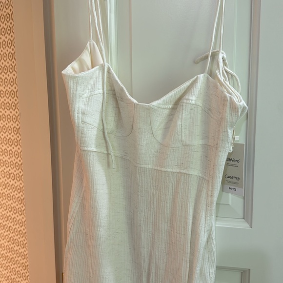 Mango Cream Dress NWT - Picture 3 of 4